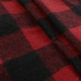thumbnail image 6 of RYRJJ Mens Flannel Shirts Jackets Casual Shackets Button Down Long Sleeve Plaid Shirt Lightweight Jacket Outwear with Pockets(Red,XXL), 6 of 6