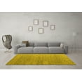 thumbnail image 3 of Ahgly Company Indoor Rectangle Abstract Yellow Modern Area Rugs, 7' x 9', 3 of 4