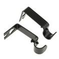 thumbnail image 5 of 6Pcs Black Drapery Curtain Rod Wall Bracket Holder for 15.8mm Rod Hardware, 5 of 8