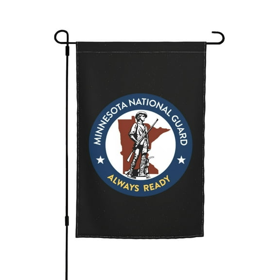 Minnesota National Guard Garden Flag 12x18 Inch Indoor Balcony Courtyard Outdoor Decorative Flag