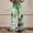 Mint Green, variant on Wide Leg Pants for Woman Landscape Painting Printed Elastic High Waist Pants Lightweight Casual Pant Spring Trendy Yellow