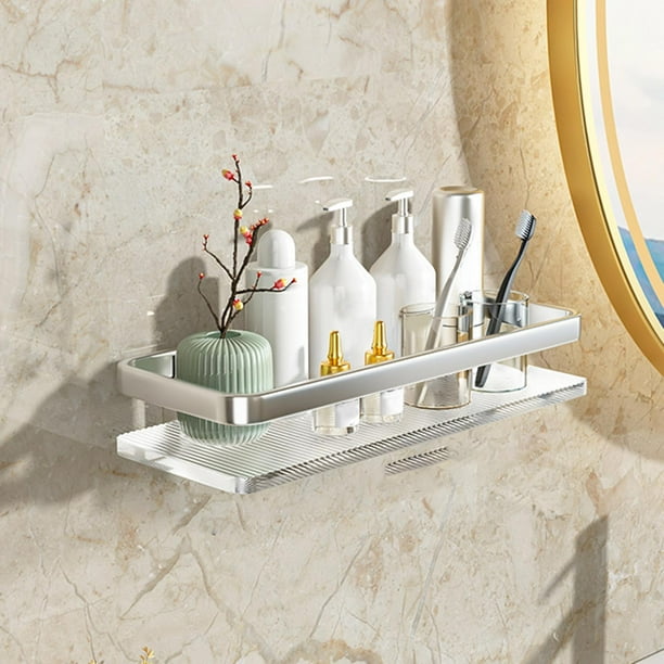 Estante flotante para baño, estante para baño, estante para cocina, estante de pared acrílico para Argenta 30cm