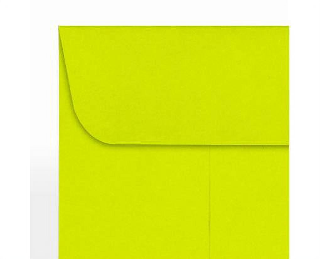 LUXPaper #1 Coin Envelopes w/ Moistenable Glue, Wasabi Green, 2 1/4in x 3 1/2in, 80lb, 1000/Pack