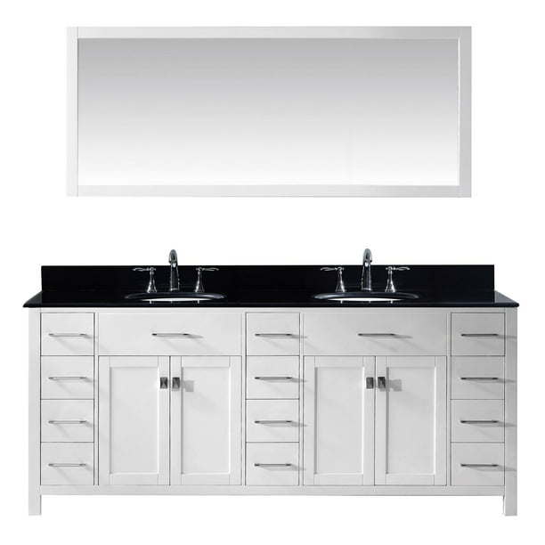 Virtu Usa Ine Parkway 78 Inch, 78 Bathroom Vanity Cabinet