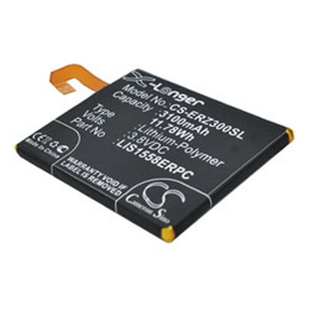 Replacement for CS-ERZ300SL CS-ERZ300SL SONY ERICSSON MOBILE, SMARTPHONE BATTERY BLACK replacement