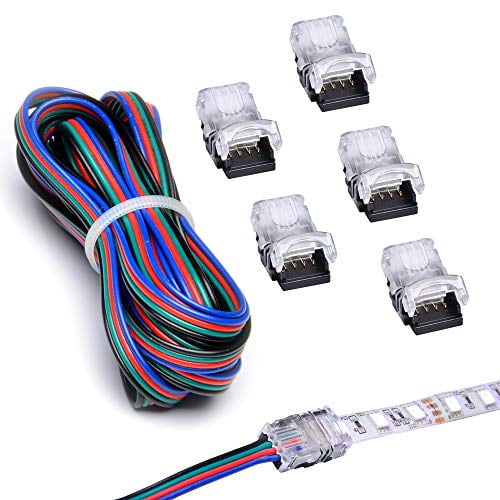 led strip connector 4 pin male