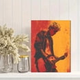 thumbnail image 2 of UXIEQU Guitarist Motivational Canvas Wall Art Print 15.75x11.81 Inches, 2 of 8