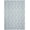 Abstract Blue, variant on Veranda Traditional Coral Polypropylene Rug 6'7" x 9'6"