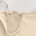 thumbnail image 5 of idosla Spaghetti Strap Crop Tank Tops for Women Cute Summer Camisoles for Teens Fitted Basic Layering Cami Undershirts (Beige, One Size), 5 of 9