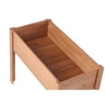 thumbnail image 5 of 40x20x31 In Raised Garden Bed with Legs, Elevated Wooden Planter Box Outdoor with Bed Liner for Vegetables Flowers, Coffee, 5 of 9