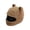 Brown, variant on Funny Helmet Cover Stretchy Knit Full Face Cover For Motorcycle Helmets