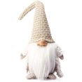 thumbnail image 1 of Holiday Gnome Handmade Swedish Tomte, Christmas Elf Decoration Ornaments Thanks Giving Day Gifts Swedish Gnomes tomte 16 Inches (Khaki), 1 of 5