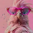 thumbnail image 5 of Orinice Fashionable Bird Bathroom Decor Set Colorful Luxurious Graphic Print Polyester Fabric Shower Curtain Set with Hooks 36x72, 5 of 7