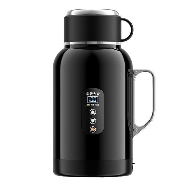 Hervidor eléctrico para coche, calentador de café para hervir agua, huevos, café y té, 12 V/24 V