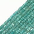 thumbnail image 3 of K-KED Fashion Natural Faceted 2x4mm Brazilian Aquamarine Abacus Gems Loose Beads 15", 3 of 3