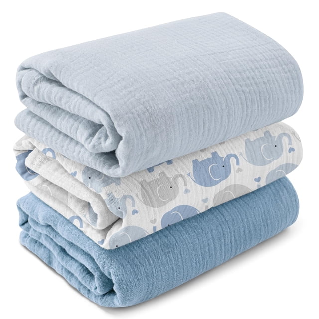 Mantas de muselina GLLQUEN BABY para niños y niñas