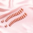 thumbnail image 3 of Uñas postizas adhesivas JOYVVEW coral rosa corto almendra 30 piezas, 3 of 7