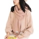 thumbnail image 1 of Guardurnaity Bufandas de cachemira de moda con estilo de terciopelo coral Cálido y acogedor y transpirable Lujoso y elegante Accesorios de disfraces rosa 200CM, 1 of 6