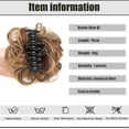 thumbnail image 5 of Postizo de goma para el pelo marrón oscuro CHAO clip para bolsa de rizos 12 cm 50 g, 5 of 5