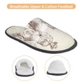 thumbnail image 3 of Fotbe Cowboys Riding Horses In Desert Pantuflas Peludas para Mujer con Estampado, Zapatillas de Peluche, Zapatos de Invierno para Casa, Uso Interior y Exterior-Large, 3 of 8