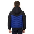 thumbnail image 6 of Ruyang Teen Boys Winter Quilted Puffer Jacket Girls Padded Warm Coat Mock Neck Zip Up Lightweight Hooded Down Outerwear, 6 of 8