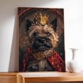 thumbnail image 4 of Hudo Pet Portrait in a Royal Costume Dog - Cairn Terrier Dog Poster, Dog Pictures Wall Decor, Cairn Terrier Dog Canvas Wall Art Framed Dog Lovers Gifts 12x18 Inch, 4 of 5