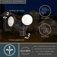 thumbnail image 6 of Bronze Motion Sensor Dusk to Dawn Outdoor Security Flood Light - 180 Degree Range - 70 Ft., 6 of 14