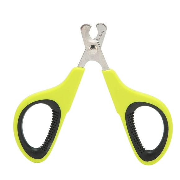 Cortauñas para mascotas, acero inoxidable, ergonómico, diseño aerodinámico, cortauñas para mascotas, para gatos pequeños, perros, verde y negro