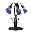 thumbnail image 5 of Meyda Tiffany 16545 Stained Glass / Tiffany Table Lamp From The Lilies Collection - White, 5 of 7