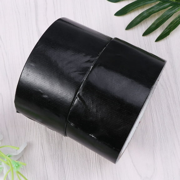 Raindrops 2 PCS Thin Waterproof Carpet Tape Hot Melt Adhesive Tape Black