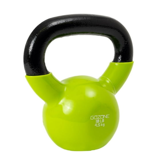 GoZone Vinyl-Dipped Cast Iron Kettlebell