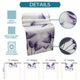 thumbnail image 7 of Table Runner Purple Tulip Flowers Table Decoration for Kitchen Dinning Leaves Plant Table Decoration for Indoor Outdoor Party Wedding Decor 13x90 Inch, 7 of 7