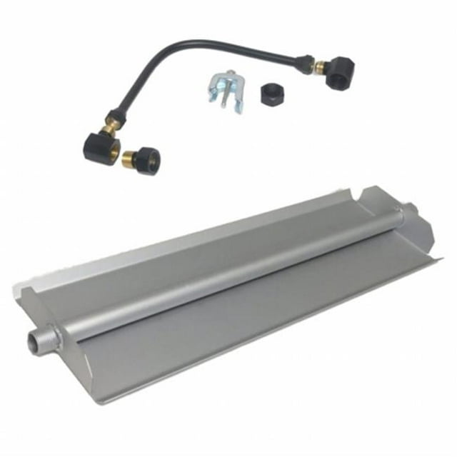 Tretco OB5-BK2-18-NG 18 in. Powder Coated Linear Burner Pan Kit, Natural Gas