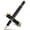Black Gold, variant on Ballpoint Pens, Stunning Black Chrome Ballpoint Pen with Silver Trim, Best Ball Pen Gift Set for Men & Women, Professional, Executive, Office, Fancy Pen-Gift Box With 0.5mm Extra Black Refill