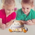 thumbnail image 6 of Rolling Monkey Toy, Voice Controlled Monkey Toy, Light Up Monkey Baby Toy, Baby Crawl Training Toy, Early Learning Interactive Toy, Music Light Monkey Toy, Infant Sensory Development Toy, 6 of 8