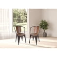 thumbnail image 5 of Casartis Living Lacer 18" Wood Lacer Slat Back Dining Chair in Brown (Set of 2), 5 of 8