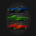 thumbnail image 3 of 1970 Road Legends Muscle Car Long Sleeve T-shirt American Vintage Classic, 3 of 7