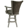 thumbnail image 3 of Home Square 30" Swivel Wood Bar Stool in P-Poloma Gray - Set of 2, 3 of 4