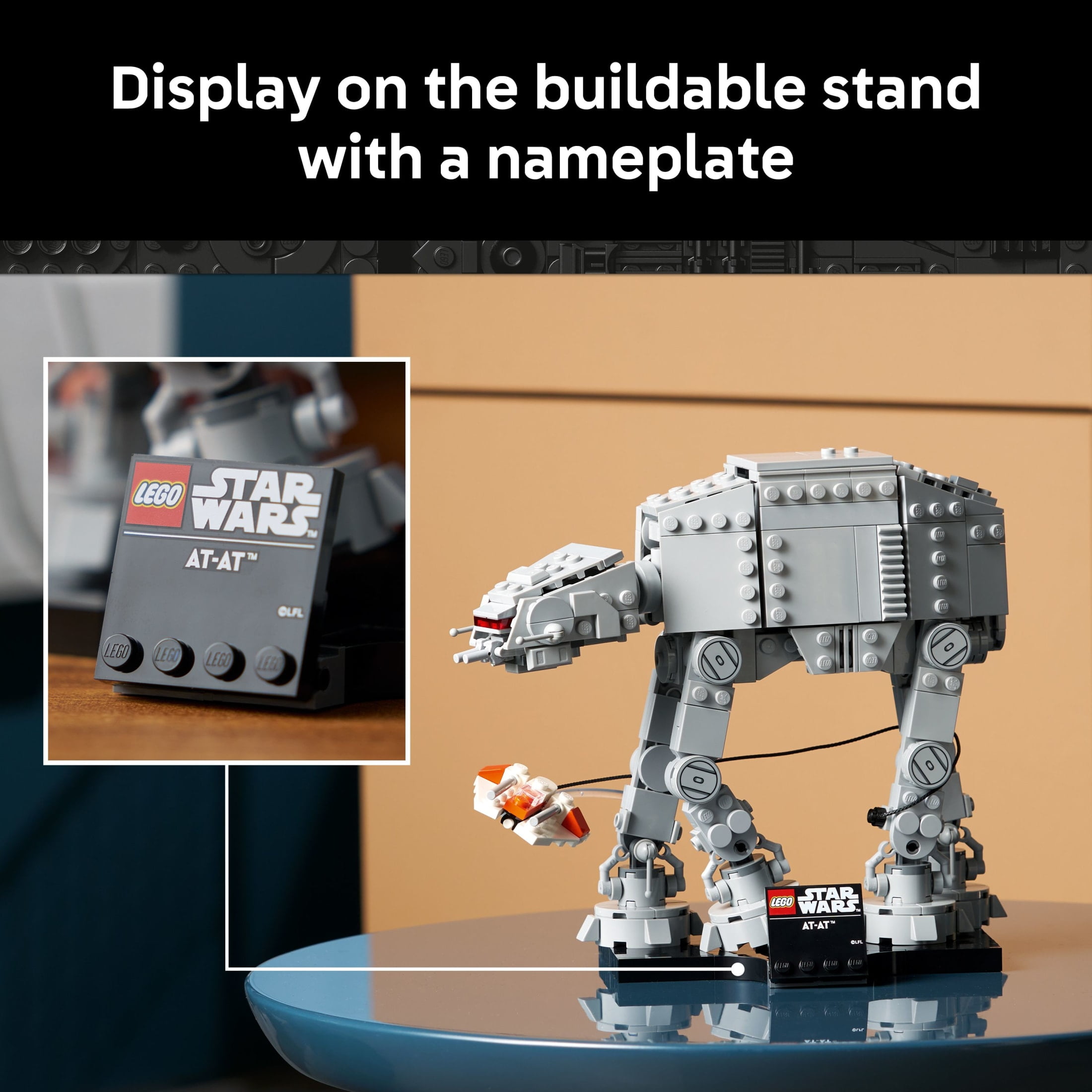 LEGO Star Wars AT-AT Walker - Collectible Building Set for Adults, Ages 18+ - Fathers Day Gift - Room Decor for Office, Bedroom, or Book Shelf - Activity for Men, Women, & Movie Fans - 75440
