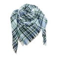 thumbnail image 2 of Women's Chunky Plaid Scarf Winter Warm Tassel Blanket Wrap Shawl, 2 of 6