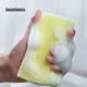 thumbnail image 5 of Sponge Scouring Pad | Non-Greasy Polyester Cleaning Sponge | Powerful Stain Remover | Kitchen Dishwashing Brush | Durable, Easy to Maintain | Pack of 3 | 12x7x3 cm Yellow, 5 of 6