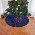 thumbnail image 2 of FMSHPON Constellation Background Xmas Christmas Tree Skirt Stand Mat for Holiday Party Decoration Indoor Outdoor 36 inches, 2 of 3