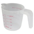 thumbnail image 2 of 6Pc Plastic Measuring Jug Set Large 4 Cup, 2 Cup and 1 Cup Capacity Free Measuring Beakers with Angled Grip, 2 of 8