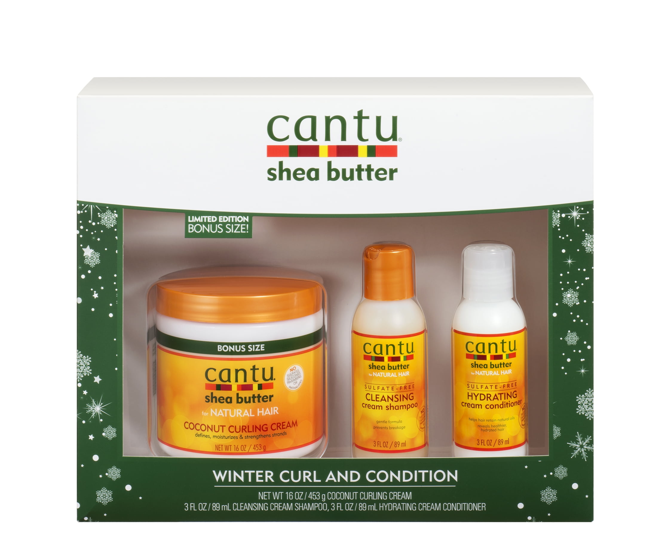 Cantu Limited Edition Winter Curl And Condition Set 12 Value