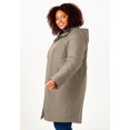 thumbnail image 3 of Woman Within Plus Size 3-In-1 Hooded Taslon Jacket, 3 of 6