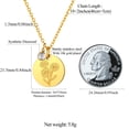 thumbnail image 6 of FindChic Birth Flower Necklaces for Women with Birthstone Gold Plated Stainless Steel Jan. to Dec. Guardian Month Floral Daisy Pendant Necklace Jewelry Gift for Her Birthday Christmas (Box), 6 of 8