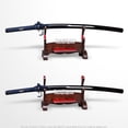 thumbnail image 3 of 2 Tier Solid Wood Samurai Sword Display Stand, 3 of 3