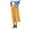 Yellow, variant on Womens Long Skirts Summer Casual Daily High Waisted Pleated Long Skirts Dresses for Women Trendy Blue XL