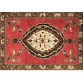 thumbnail image 1 of Ahgly Company Indoor Rectangle Medallion Brown Traditional Area Rugs, 2' x 3', 1 of 4