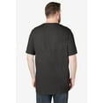 thumbnail image 2 of KingSize Men's Big & Tall Shrink-Less Lightweight Longer-Length Crewneck Pocket T-Shirt, 2 of 5